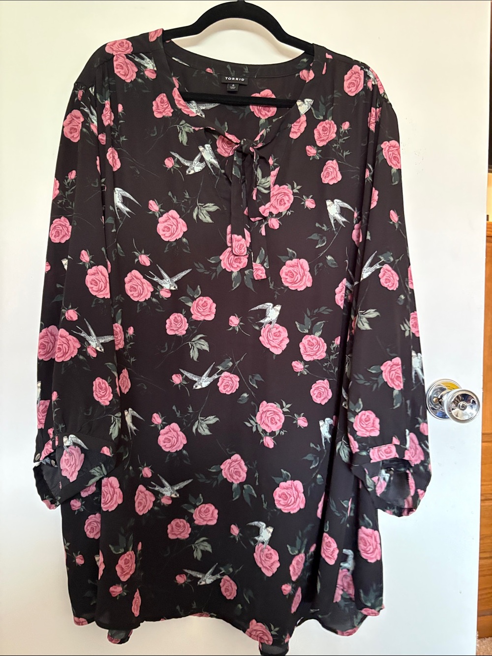 Torrid Gorgeous sheer blouse